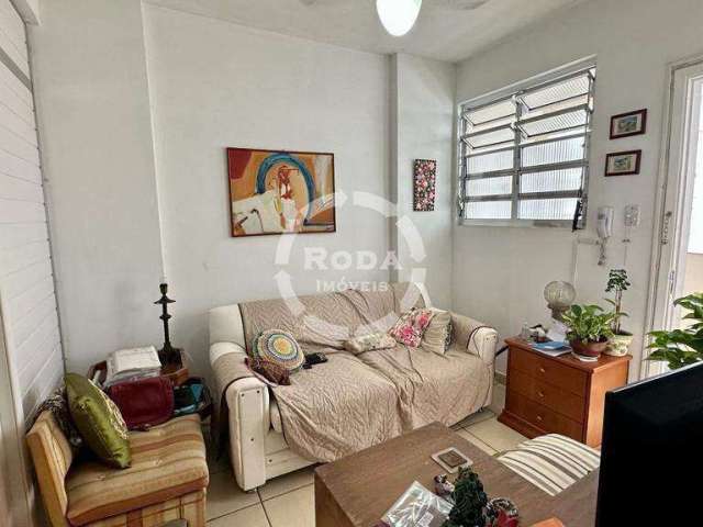 Sala living próximo da praia em Santos, localizada no bairro do José Menino!