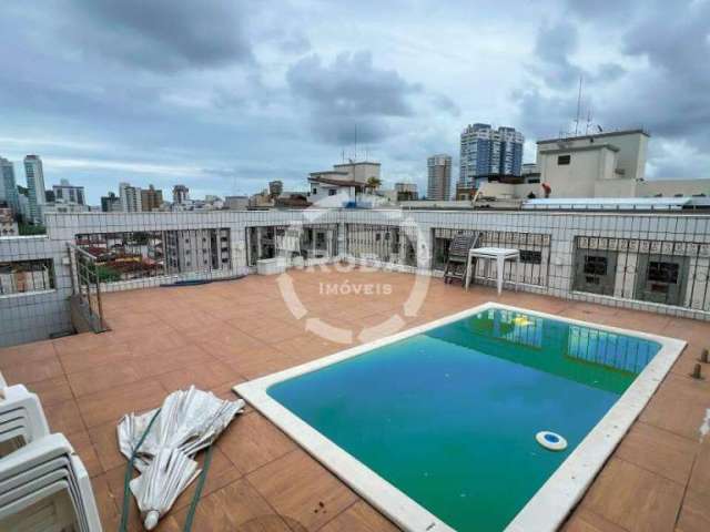 Cobertura Duplex à venda, 4 quartos, 1 suíte, 3 vagas, Ponta da Praia - Santos/SP