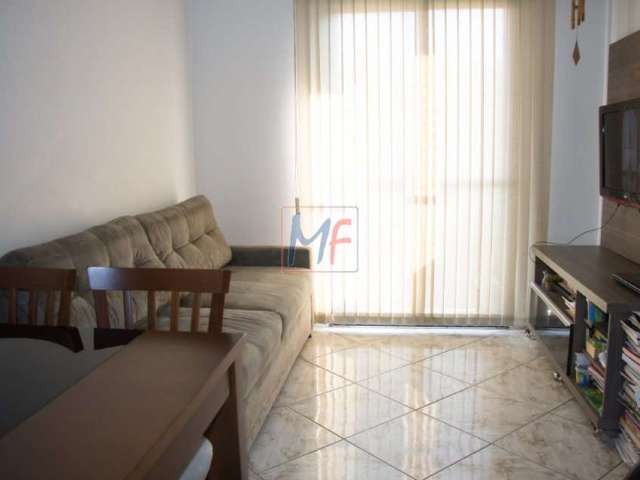 REF 16.356 - Lindo apartamento na Vila Palmeiras , 50 m² a.u., 2 dormitórios, sala, cozinha, área de serviço,  banheiro e com uma vaga.