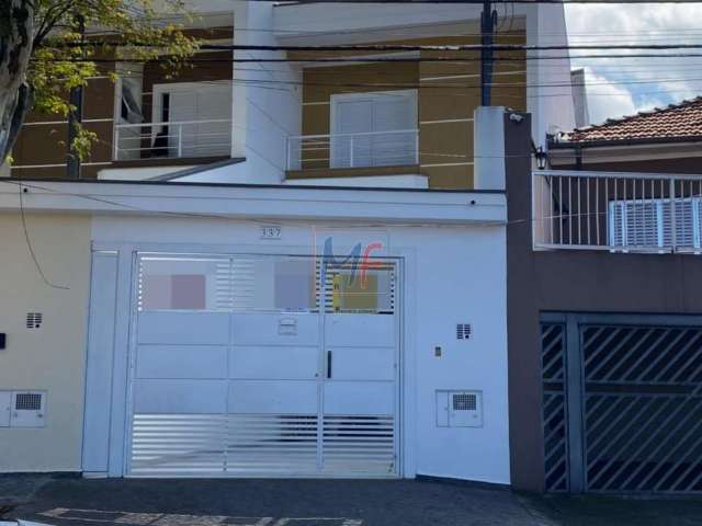 REF 16.625 - Excelente sobrado na Vila Guarani, 115 m² a.u., 2 dormitórios (2 suítes), sala, cozinha, lavabo, área de serviço e 2 vagas.