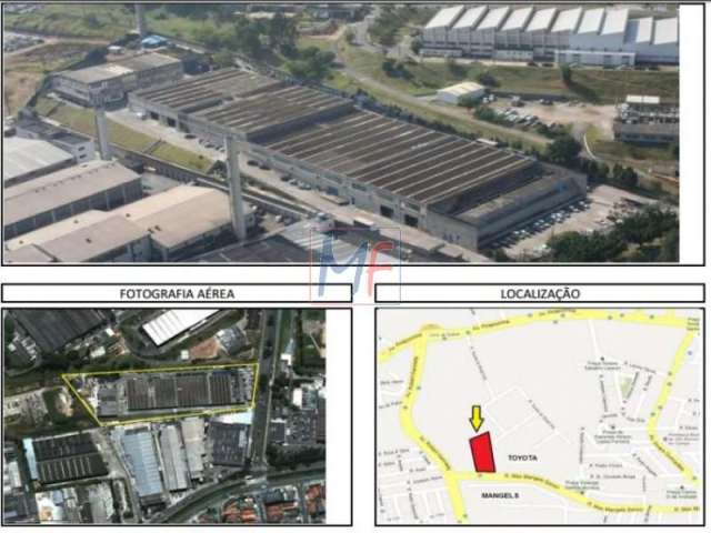 Excelente  Galpão com 14.700 m² área útil com zoneamento Industrial  e comercial - S. B. Campo. Testada de 114 metros.  REF 7123 -