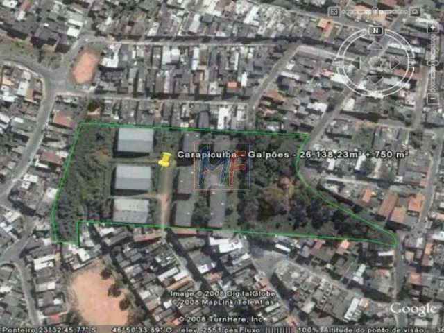 Terreno com 23.707 m² em Carapicuíba . .Estuda propostas e permutas! (REF 7.914)