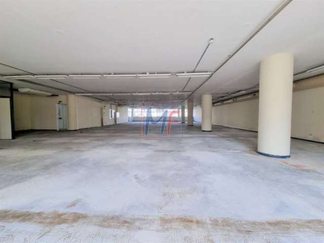 REF: 14.570 - Laje comercial na Republica com 553 m², vão livre no contra piso com ar-condicionado, sala de TI, sala de reunião , banheiros.