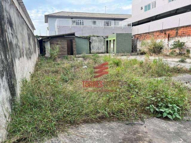 Terreno para alugar, 613 m² por R$ 8.106,00/mês - Aparecida - Santos/SP