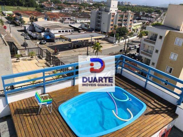 Cobertura com 3 dormitórios à venda, 130 m² por R$ 640.000,00 - Astúrias - Guarujá/SP