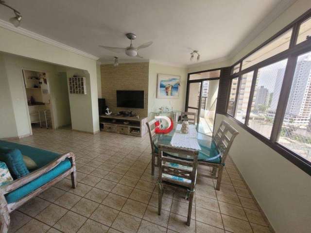 Apartamento com 3 dormitórios para alugar, 120 m² por R$ 4.500,00/mês - Astúrias - Guarujá/SP