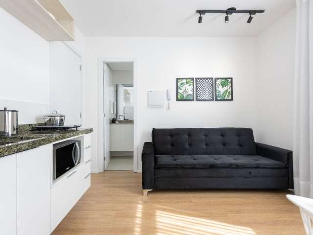 Apartamento 1 quarto para locação em Curitiba, até 4 pessoas, 26m²