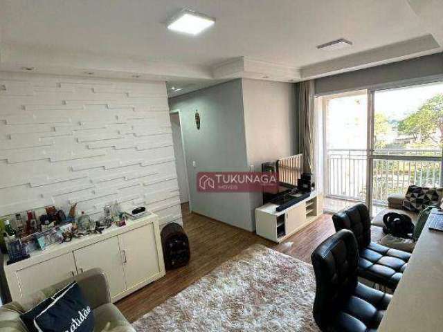 Apartamento com 2 dormitórios à venda, 52 m² por R$ 330.000,00 - Ponte Grande - Guarulhos/SP