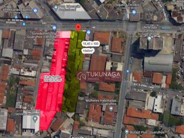 Terreno à venda, 4481 m² por R$ 39.000.000,00 - Centro - Guarulhos/SP