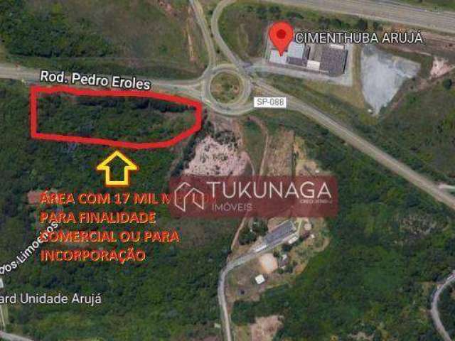 Área à venda, 17000 m² por R$ 17.000.000,00 - Caputera - Arujá/SP
