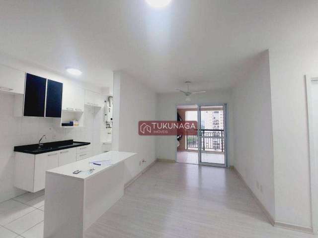 Apartamento com 2 dormitórios para alugar, 68 m² por R$ 4.600/mês - Jardim Flor da Montanha - Guarulhos/SP