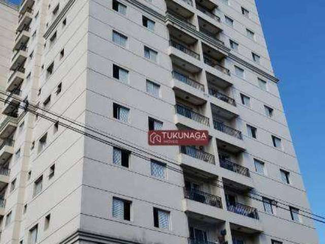 Apartamento com 3 dormitórios para alugar, 68 m² por R$ 2.466,00/mês - Vila Galvão - Guarulhos/SP