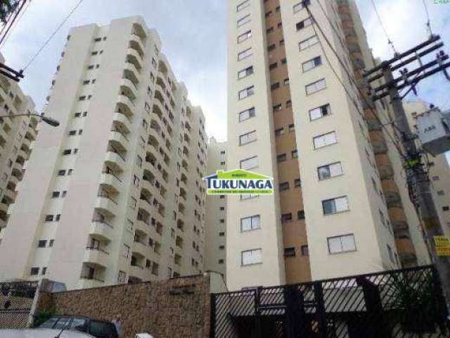 Apartamento com 3 dormitórios para alugar, 80 m² por R$ 3.444,00/mês - Vila Rosália - Guarulhos/SP