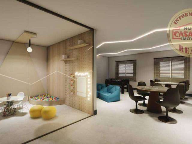 Apartamento com 2 dormitórios à venda, 52 m² por R$ 287.778,64 - Caiçara - Praia Grande/SP