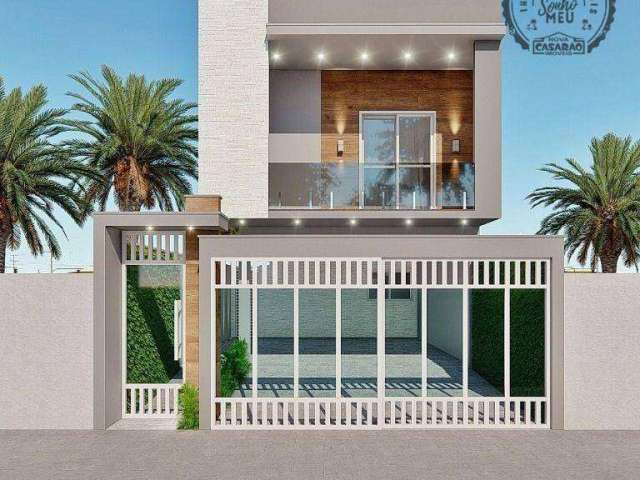 Casa com 2 dormitórios à venda, 49 m² por R$ 185.000,00 - Jardim Melvi - Praia Grande/SP
