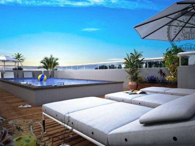 Apartamento com 2 dormitórios à venda, 79 m² por R$ 415.000,00 - Maracanã - Praia Grande/SP