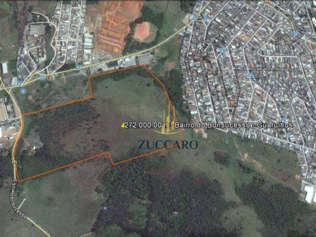 Área à venda, 272000 m² por R$ 122.400.000,01 - Bonsucesso - Guarulhos/SP