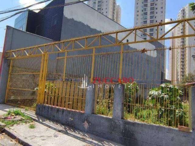 Terreno, 360 m² - venda por R$ 1.080.000,00 ou aluguel por R$ 5.400,00/mês - Vila Sorocabana - Guarulhos/SP