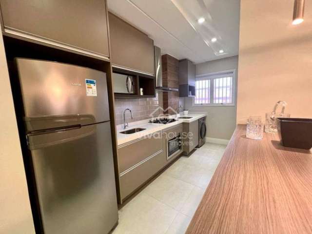 Apartamento com 2 dormitórios à venda, 52 m² por R$ 303.000,00 - Vila Assis Brasil - Mauá/SP
