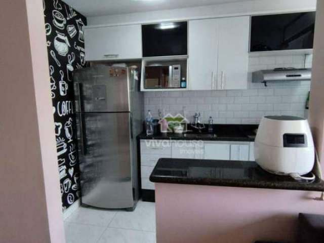 Apartamento com 2 dormitórios à venda, 51 m² por R$ 235.000,00 - Jardim Estrela - Mauá/SP
