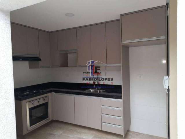 Apartamento com 2 dormitórios à venda, 56 m² por R$ 425.000,00 - Vila Scarpelli - Santo André/SP