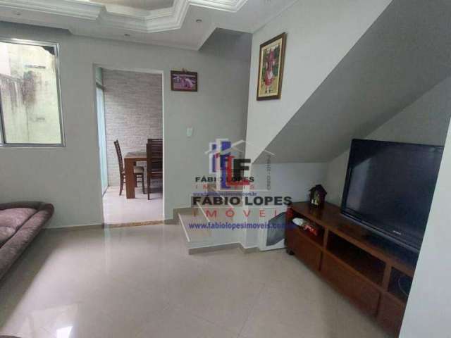 Casa com 2 dormitórios à venda por R$ 265.000,00 - Jardim Vila Rica - Santo André/SP