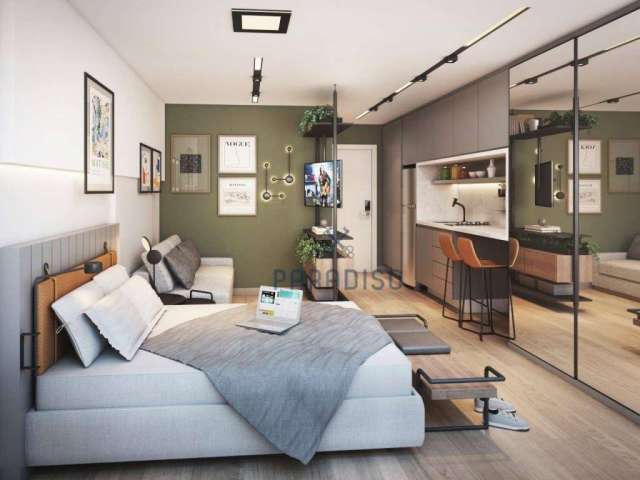 Apartamento com 1 dormitório à venda, 17 m² por R$ 250.000,00 - Centro - Curitiba/PR