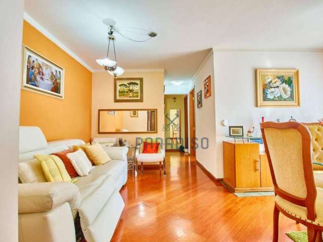 Apartamento com 3 dormitórios à venda, 78 m² por R$ 465.000,00 - Vila Izabel - Curitiba/PR