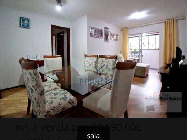 Apartamento com 3 dormitórios à venda, 80 m² por R$ 610.000,00 - Bigorrilho - Curitiba/PR