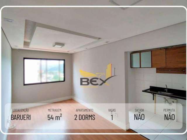 Apartamento com 2 dormitórios 1 vaga, com 54 m² Barueri SP