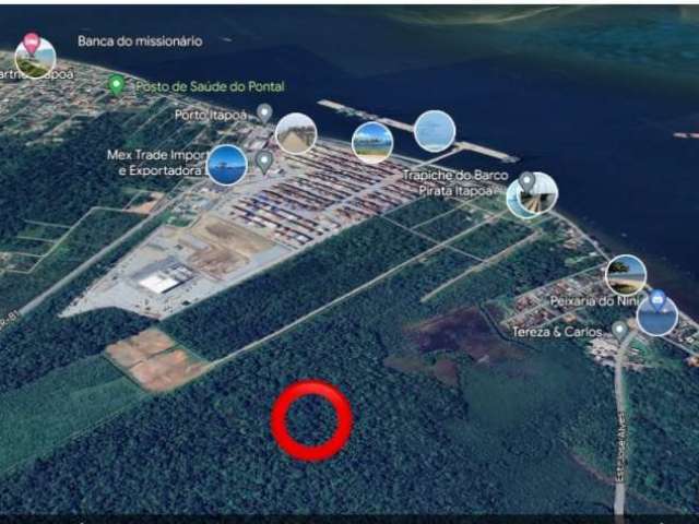Vende-se 5 terrenos comerciais na área retro portuária em Itapoá/SC