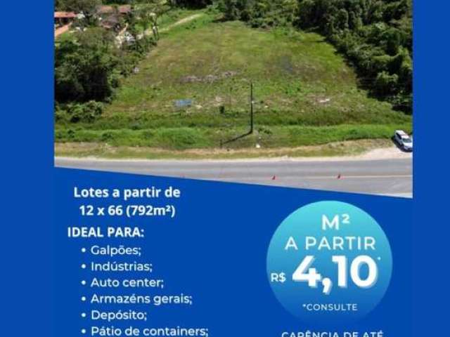 Terreno para alugar, 792 m² por R$ 3.100/mês - Barra do Saí - Itapoá/SC