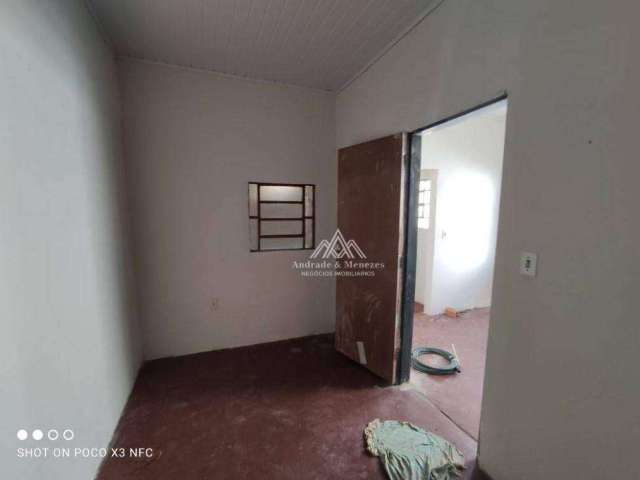 Casa com 1 dormitório para alugar, 48 m² por R$ 520,00/mês - Ipiranga - Ribeirão Preto/SP