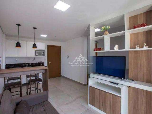Flat com 1 dormitório para alugar, 37 m² por R$ 2.737,44/mês - Jardim Botânico - Ribeirão Preto/SP