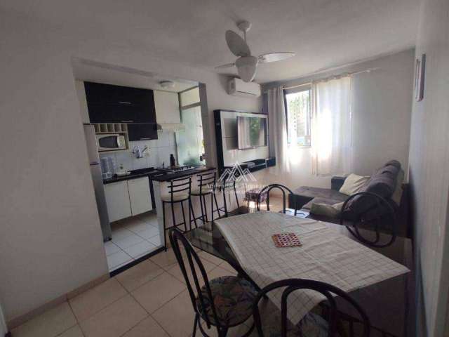 Apartamento Mobiliado com 2 dormitórios para alugar, 46 m² por R$ 2.500/mês - Sumarezinho - Ribeirão Preto/SP