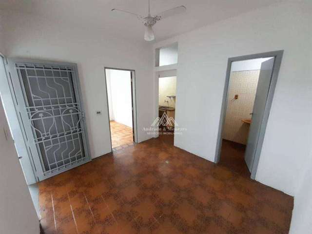 Casa com 1 dormitório para alugar, 45 m² por R$ 826,00/mês - Centro - Ribeirão Preto/SP