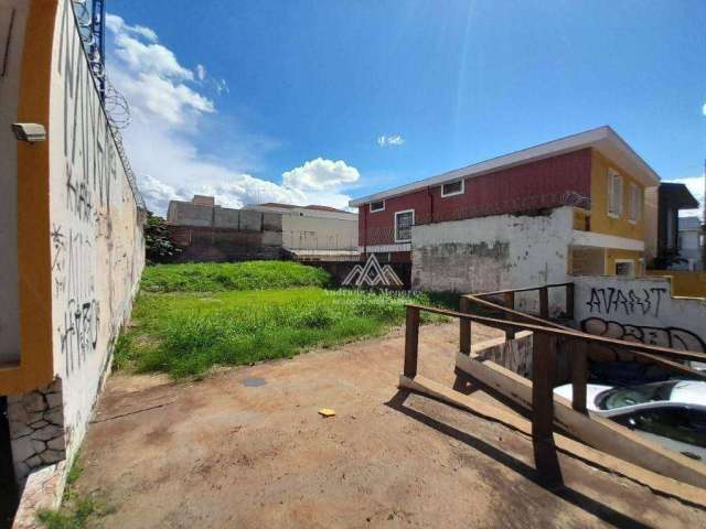 Terreno, 270 m² - venda por R$ 636.000,00 ou aluguel por R$ 6.291,34/mês - Centro - Ribeirão Preto/SP