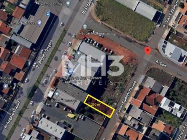 Terreno comercial à venda no Jardim Residencial Ravagnani, Sumaré  por R$ 280.000