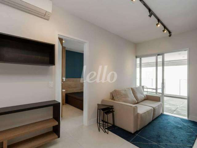 Apartamento com 1 quarto para alugar na Rua Doutor Virgílio de Carvalho Pinto, --, Pinheiros, São Paulo, 64 m2 por R$ 6.500