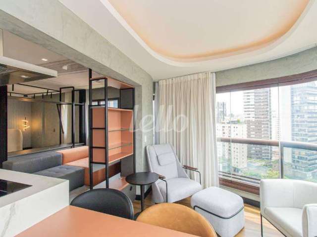 Apartamento com 1 quarto para alugar na Rua das Fiandeiras, --, Vila Olímpia, São Paulo, 50 m2 por R$ 14.000