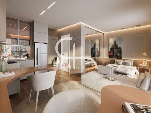 Apartamento com 1 quarto à venda na Rua Capitão Souza Franco, 336, Bigorrilho, Curitiba, 31 m2 por R$ 551.500