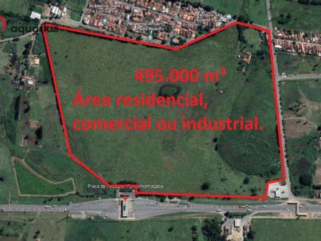 Área residencial, comercial ou industrial à venda, 495.000 m² por R$ 39.000.000 - Jardim Padre Rodolfo - Pindamonhangaba/SP