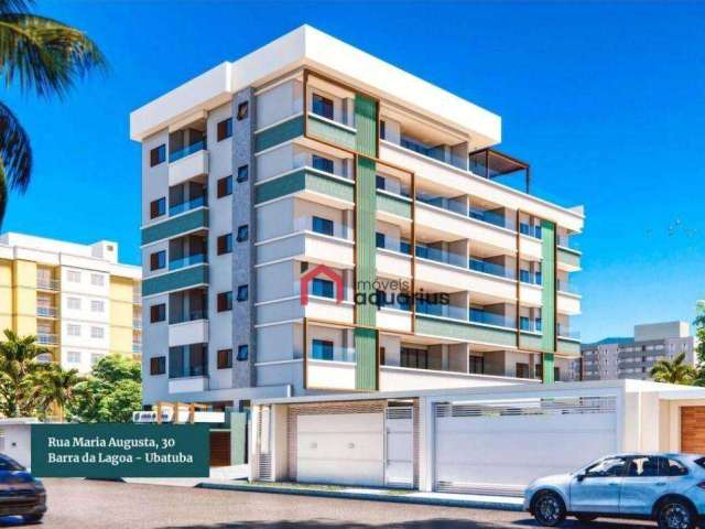 Apartamento com 3 dormitórios à venda, 98 m² por R$ 564.676,00 - Barra da Lagoa - Ubatuba/SP