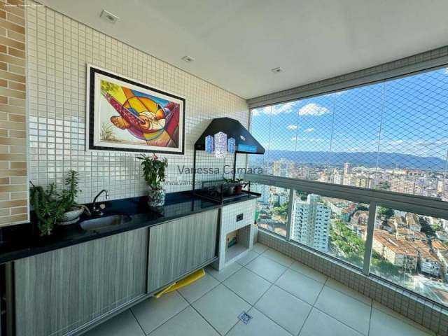 Apartamento para Venda em Santos, Boqueirão, 3 dormitórios, 2 suítes, 4 banheiros, 2 vagas