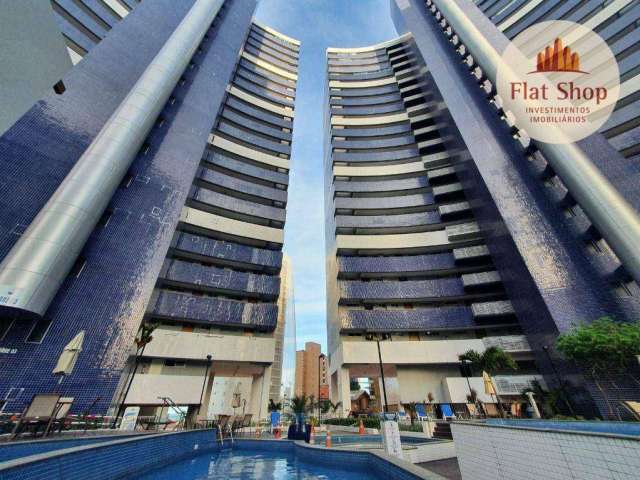 Apartamento À VENDA com 2 dormitórios, 56 m² por R$ 690.000,00 - Meireles - Fortaleza/CE, Beach Class Fortaleza