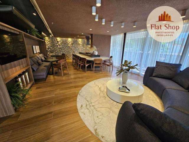 Apartamento com 1 dormitório à venda, 37 m² por R$ 460.000 - Aldeota - Fortaleza/CE. Condomínio J Smart Carolina Sucupira