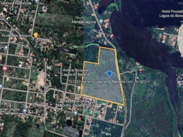 Terreno à venda, 76000 m² por R$ 2.660.000,00 - Lagoa do Banana - Caucaia/CE