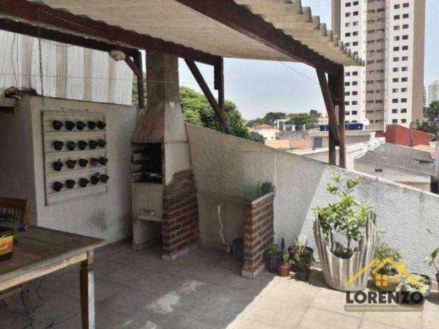 Cobertura com 3 dormitórios à venda, 168 m² por R$ 650.000,00 - Vila Alzira - Santo André/SP