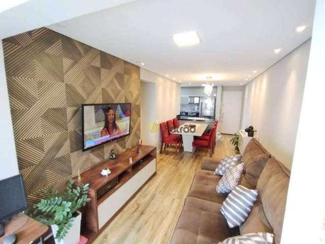 Apartamento com 3 dormitórios à venda, 70 m² por R$ 729.000,00 - Parque das Nações - Santo André/SP