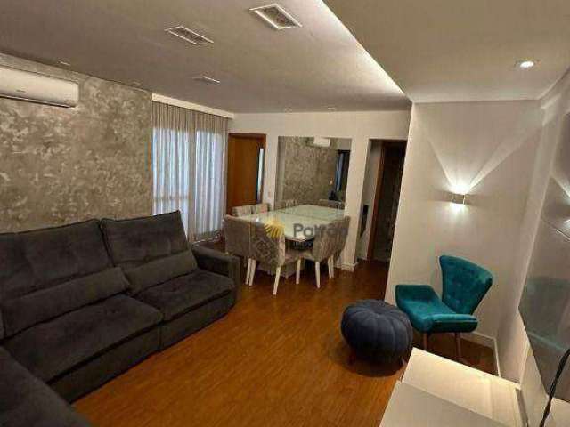 Apartamento com 3 dormitórios para alugar, 126 m² por R$ 6.119,00/mês - Vila Floresta - Santo André/SP